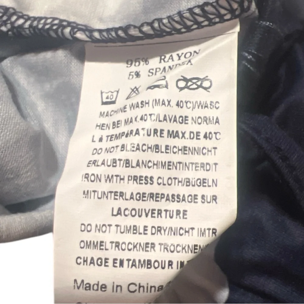 NEW Ekouaer‎ Kids Polar Bear Pajama Set Grey Navy Blue Long Sleeve Size 130 6-7Y